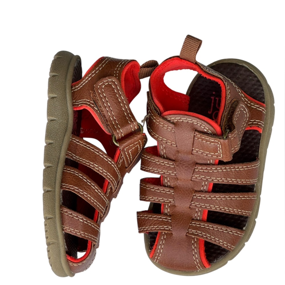 Carters baby toddler boy brown sandal shoes size 4